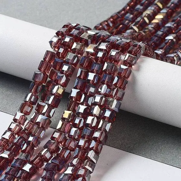 Electroplate Glass Beads Strands