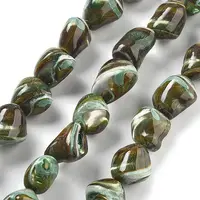 Dyed Natural Trochus Shell Beads Strands