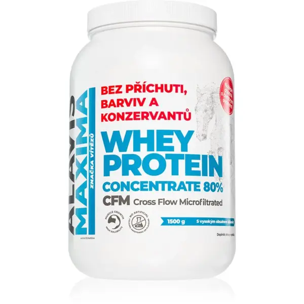 Alavis MAXIMA Whey Protein Concentrate 80% syrovátkový protein 1500 g