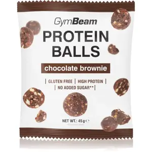 GymBeam Protein Balls proteinové kuličky příchuť Chocolate Brownie 45 g