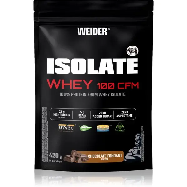 Weider Isolate Whey 100 CFM syrovátkový izolát příchuť Chocolate Fondant 420 g