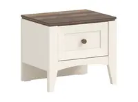 Noční stolek meryn - béžová, dub