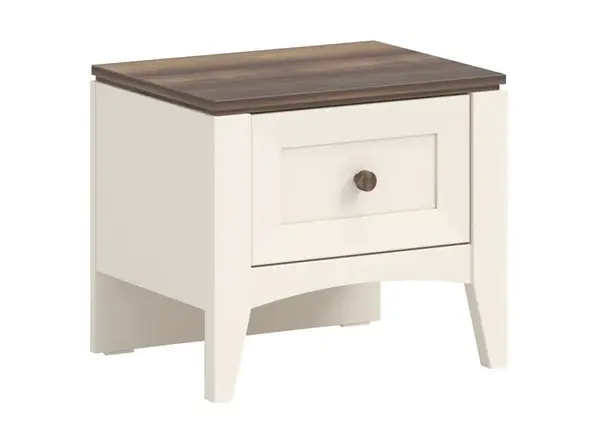 Noční stolek meryn - béžová, dub