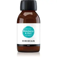 Viridian Nutrition Organic Elderberry & Vit C Extract podpora imunity 100 ml