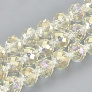 Electroplate Glass Beads Strands