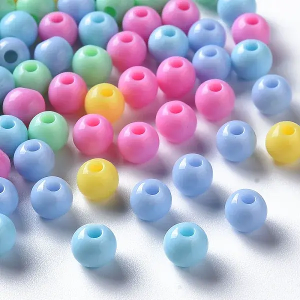 Opaque Acrylic Beads
