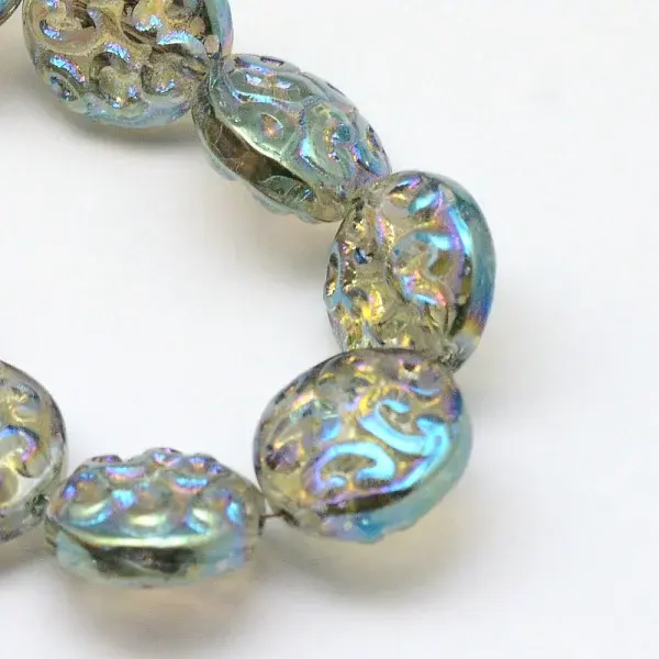 Electroplate Glass Beads Strands