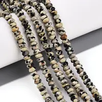 Natural Dalmatian Jasper Beads Strands