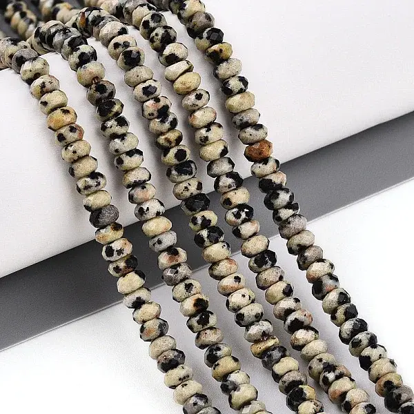 Natural Dalmatian Jasper Beads Strands