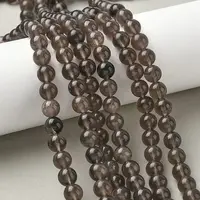 Natural Ice Obsidian Beads Strands