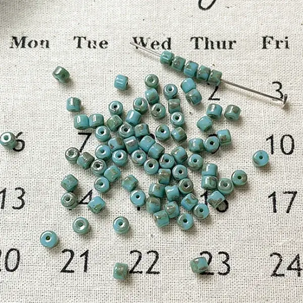 Handmade Lampwork Cylinder Seed Beads