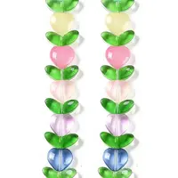 Transparent Glass Beads Strands