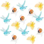 Transparent & Spray Painted Plastic Claw Hair Clips