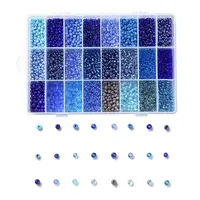 288G 24 Colors Glass Seed Beads