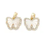 Natural White Shell Butterfly Charms