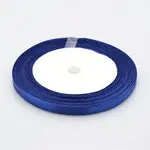 1/4 inch(6mm) Dark Blue Satin Ribbon