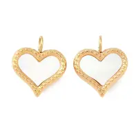 Natural White Shell Charms