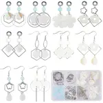 DIY Star & Flower Natural Shell Dangle Earrings Making Kit
