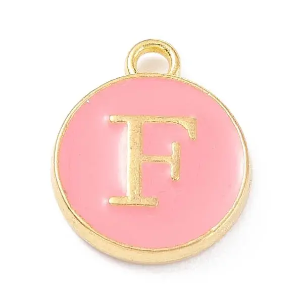 Golden Plated Alloy Enamel Charms