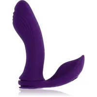 Playboy Toys Evolved Mix & Match Violet vibrátor se stimulátorem klitorisu 12.7 cm