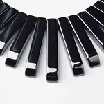 Grade AAA Non-magnetic Synthetic Hematite Rectangle Beads