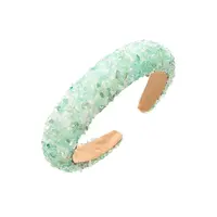 Resin Chip Bead & Pearl Sponge Hair Bands