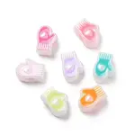 UV Plating Rainbow Iridescent Acrylic European Beads