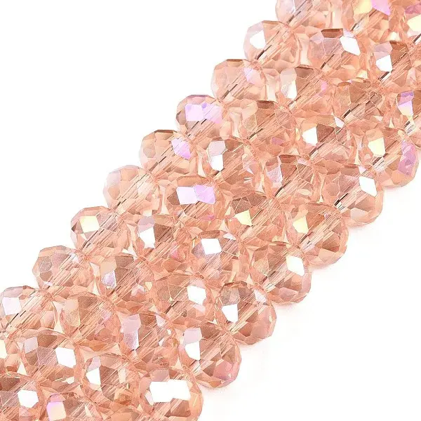 Electroplate Glass Beads Strands