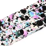 Spray Painted Synthetic Turquoise Beads Strands