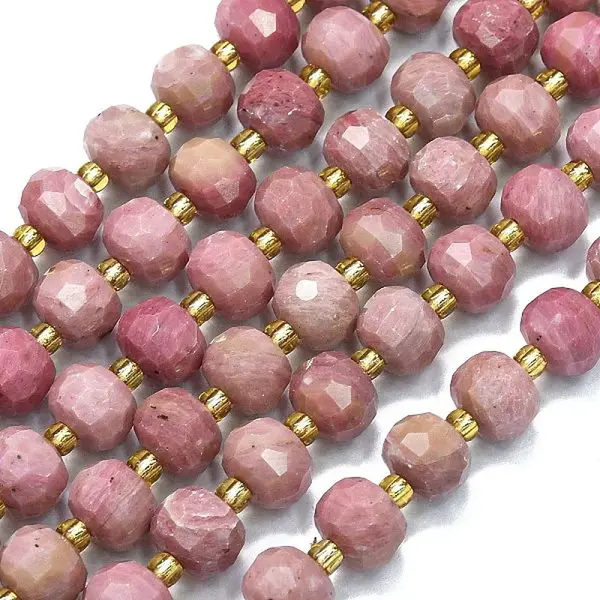 Natural Rhodochrosite Beads Strands