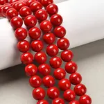 Natural Dyed Mashan Jade Gemstone Bead Strands
