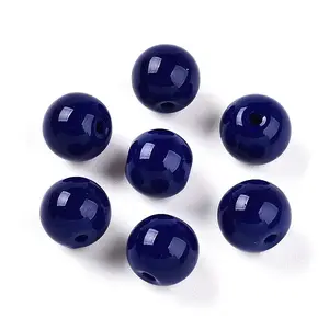 Opaque Solid Color Glass Beads