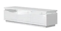 Televizní stolek s osvětlením kaia - bílá