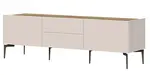 Tv stolek 176 ambrosia - béžová/dub tobacco