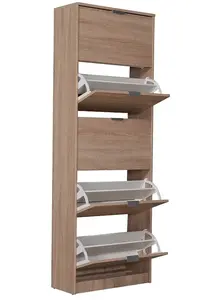 Výklopný botník 5-dvířkový vincent - dub sonoma