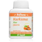 MedPharma Kurkuma Plus piperin kapsuly na podporu trávenia 67 cps