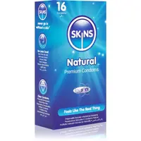 Skins Natural kondómy Vanilla 16 ks