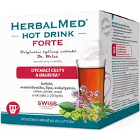 Dr.Weiss HerbalMed Hot Drink FORTE Dýchacie cesty a imunita prášok na prípravu nápoja na podporu zdravia dýchacích ciest 24 ks