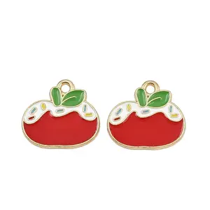 Christmas Themes Alloy Enamel Pendants