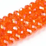 Electroplate Glass Beads Strands
