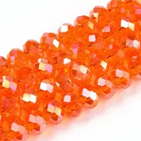 Electroplate Glass Beads Strands