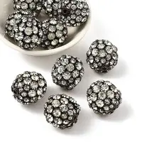 Brass Rhinestone Beads