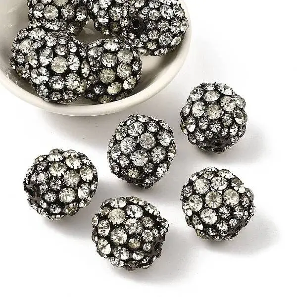 Brass Rhinestone Beads