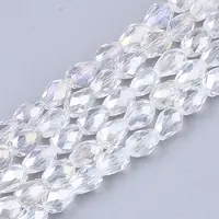 Electroplate Glass Beads Strands