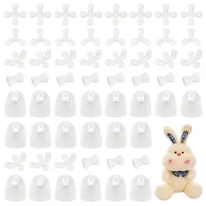 64Pcs 6 Styles Plastic Doll Joints
