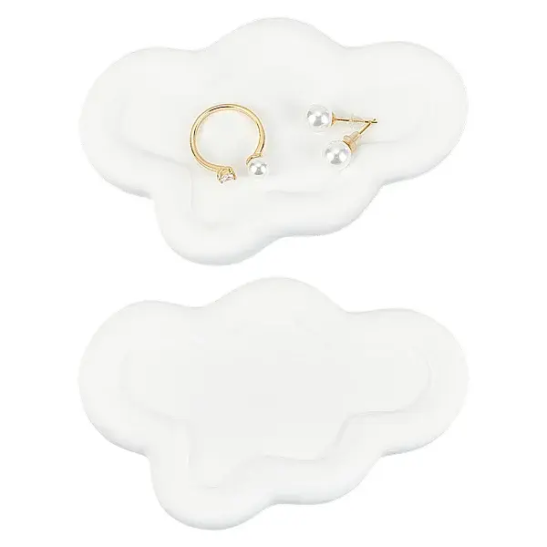 Cloud Gesso Jewelry Plate