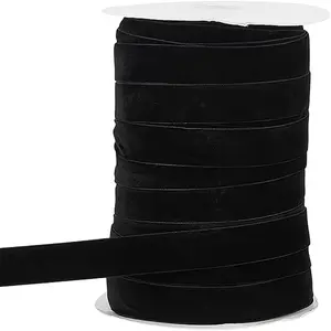 80 Yards Single Face Flat Velvet Ribbon
