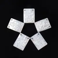 Natural White Shell Pendants for Mother's Day