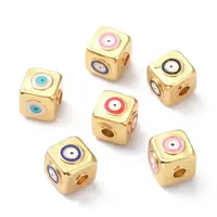 Brass Enamel Beads