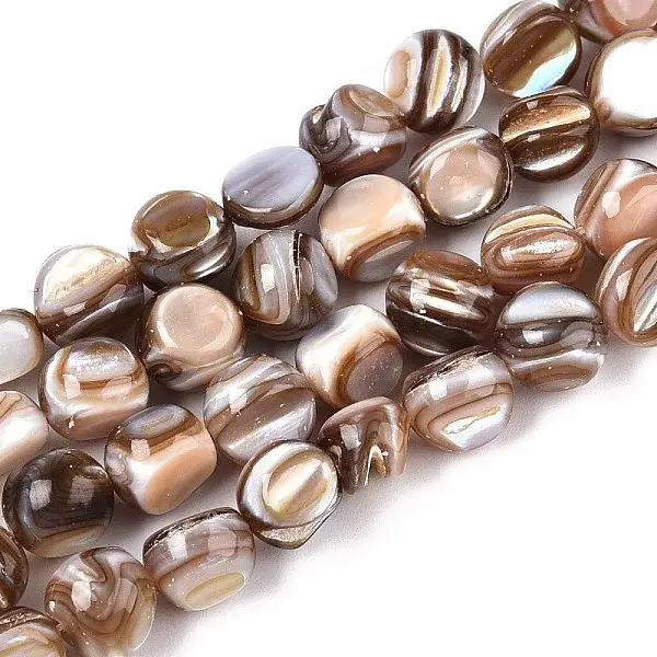 Natural Freshwater Shell Beads Strands